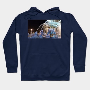 Paris Place de la Concorde Fountains Hoodie